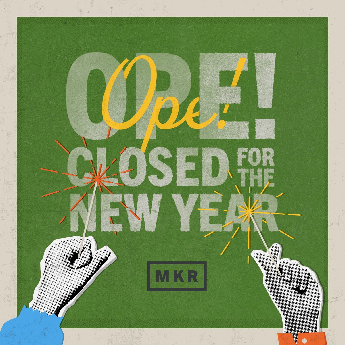 Don't mind us. We're just taking a little time off to ring in the new year. See ya in 2025!