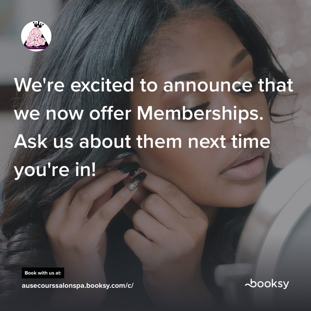 ausecourssalon's tweet photo. https://t.co/yAGMk05YjM
#beautysalon #bestofbooksy #beauty #booksyapp #booksy #braider #braids #braidstyles #eyebrows #hair #hairremoval #hairsalon #hairstyle #lashes https://t.co/WO4Dvhej77