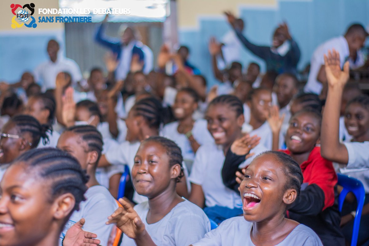 official_fdsf's tweet photo. Chaque année nous réunissons des milliers d'élèves autour de la réflexion à travers le concours LES DEBATTEURS qui annonce déjà sa 5è édition pour 2025
@Ayeganagato_N1 @BenMputu5 @leParrainRDC @malu_raissa @SuminwaJudith @alkitenge @Orange__RDC @chauffeur243 @LitsaniChoukran https://t.co/lCyo1azyoK