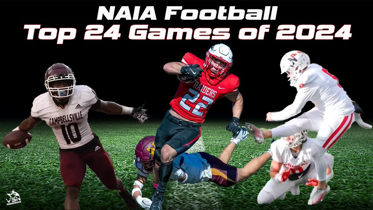 Here it is! The Top 24 Games of 2024 in NAIA Football. Check out the list and comment on if you agree or let me know what I missed. It was a solid year of games and this could've been a list of 50!

victorysportsnetwork.com/2024/12/30/top…