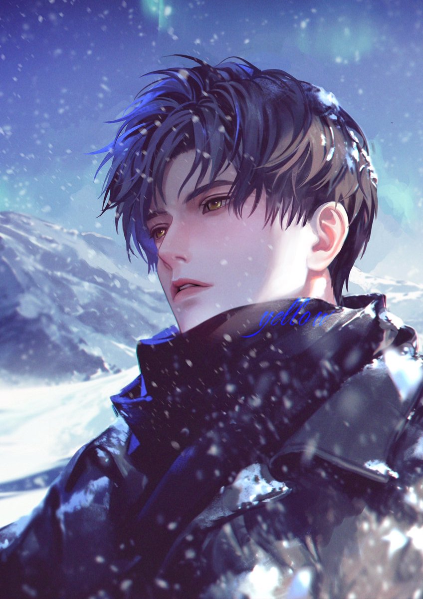 YELLOW_yl001's tweet image. #黎深 #Zayne #レイ
#恋与深空 #LoveandDeepspace #恋と深空二次創作
雪又下起来了