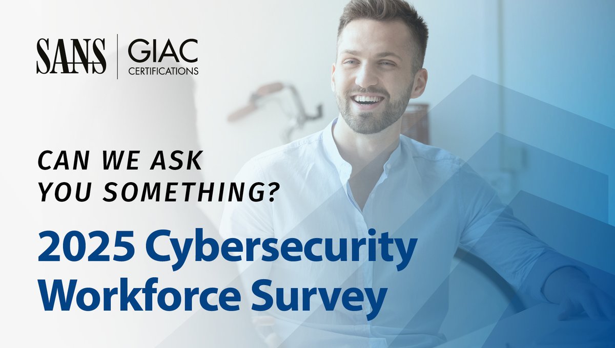 SANSEMEA's tweet image. The 2025 SANS Cyber Workforce Study Survey closes TOMORROW! 

Help shape the future of #cybersecurity and share your insights on building high-performing teams.

📌 Complete the survey here: sans.org/u/1z1p

#CybersecurityManager #HumanResources