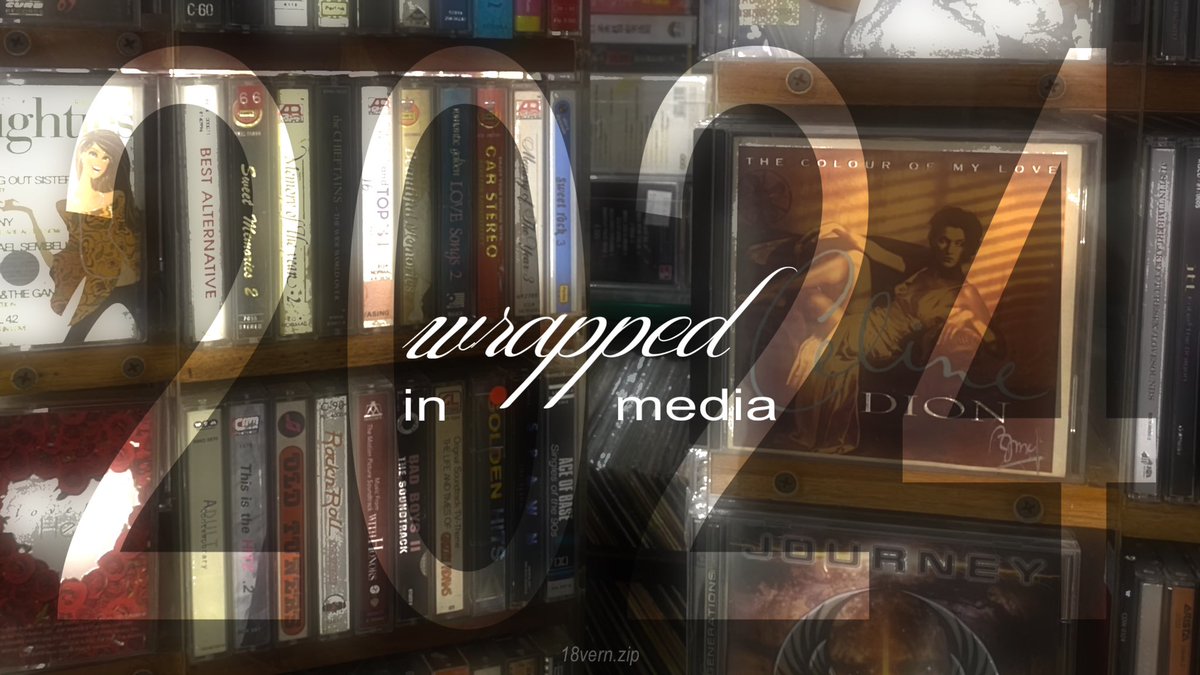 18vern's tweet image. 📮 my 2024 wrapped in media…… 📂🧩🛋️