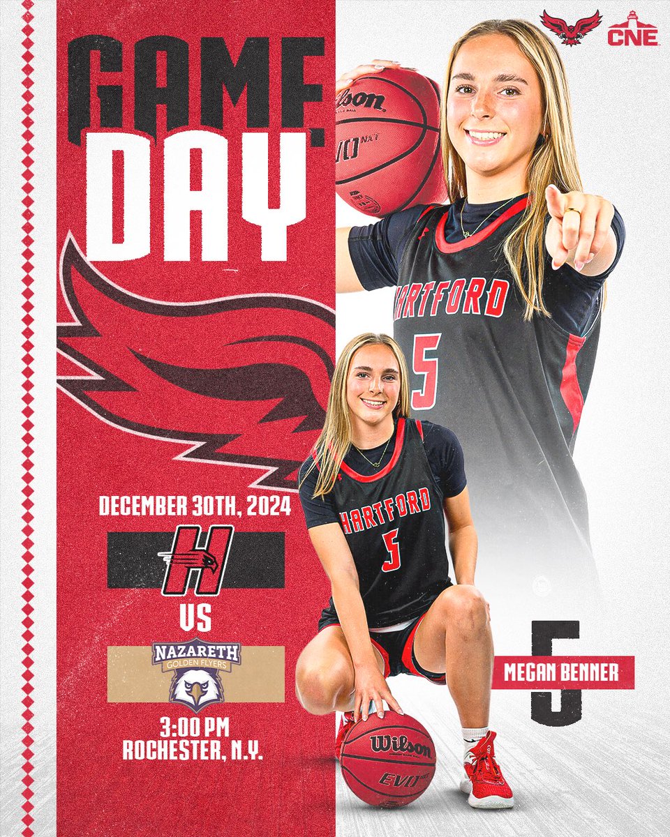 Championship Monday 

Hawks Women’s Basketball Takes on Nazareth University in the Sandy DeWolf McCormack Memorial Holiday Tournament Championship! 

#HawkPride