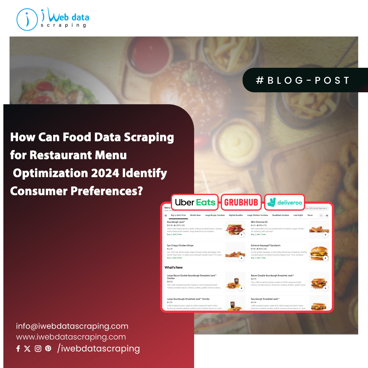 iwebdatascrape's tweet image. #Fooddatascraping for #restaurantmenuoptimization 2024 helps analyze #trends, #optimizepricing, and enhance offerings.

Read more&amp;gt;&amp;gt; iwebdatascraping.com/food-data-scra…

#FoodInnovation2024 #RestaurantIdeas #MenuAnalysis #FoodBusinessIdeas  #DigitalMenus #Iwebdatascraping #USA #UAE #UK #India