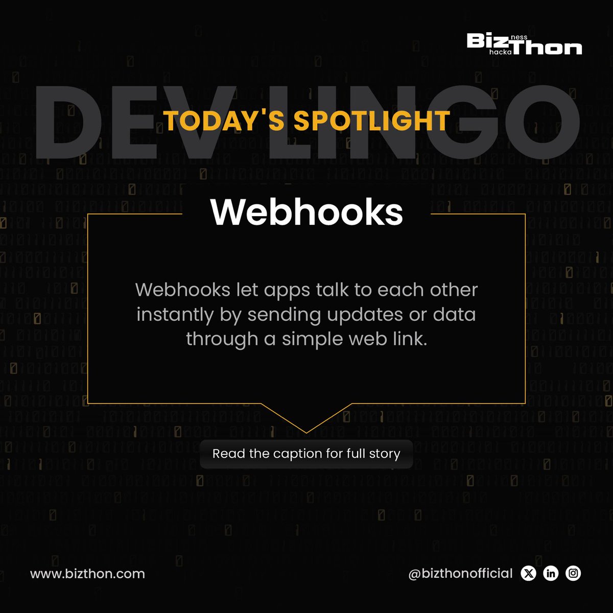 BizthonOfficial's tweet image. 📌Term of the Day: Webhooks

Webhooks are like receipts sent automatically after you make a payment. Instead of checking manually, the system notifies you in real-time when a specific event occurs.

💡 For Example:

When you make a payment on an e-commerce site, a #webhook sends…