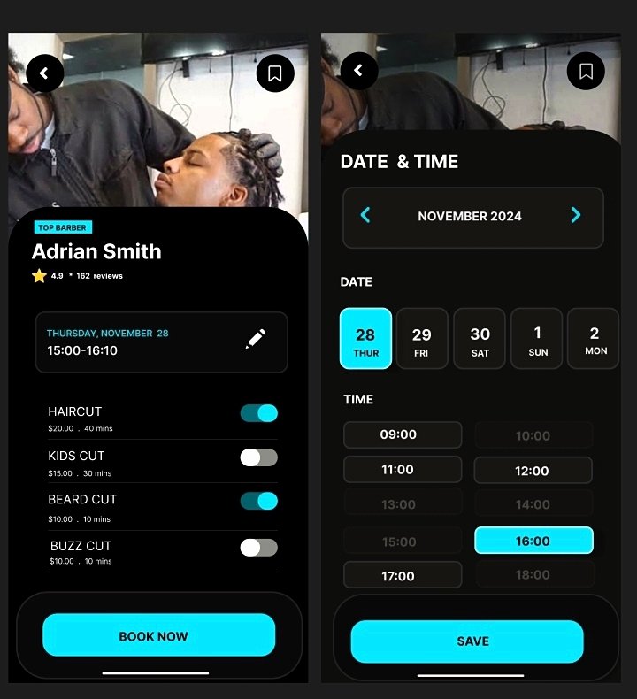 Jzminedaniel's tweet photo. From scissors to clicks: Exploring the world of barbering with a unique user interface design 💇🎨 for barbershop booking app
#DesignInspiration #UXDesign
#UIDesign #burna #rent
#Designer #grammy
#CreativeProcess
#UniqueAppDesign
#BarberTech https://t.co/b9AzJgoO7R