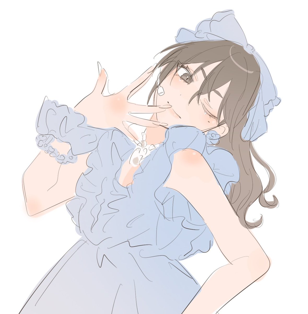 デビュー当時に描いたモカ塚可愛い