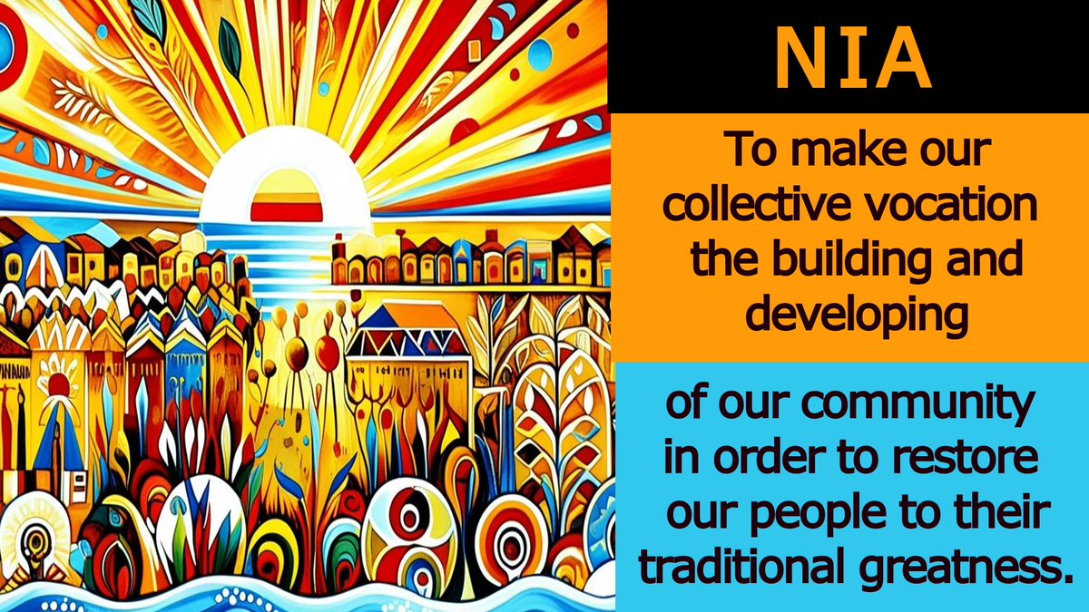 #Kwanzaa2024 #NguzoSaba #NIA #PURPOSE