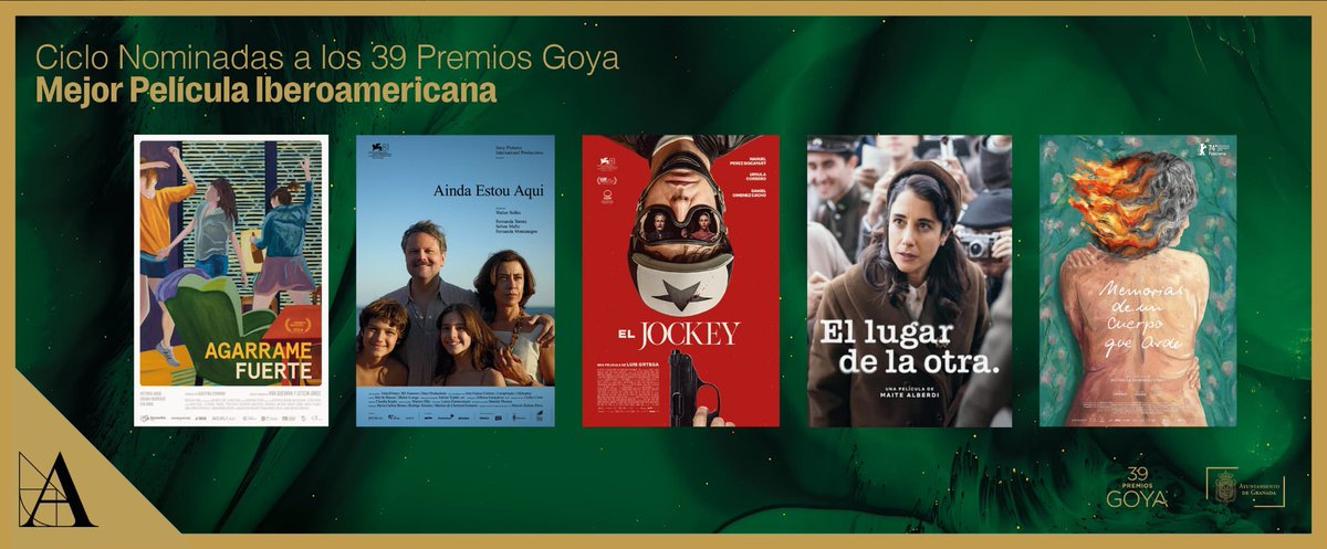 Cinemes Girona BCN (@cinemes_girona) on Twitter photo A partir del 2 de gener, projectem les 5 produccions nominades al Goya a la Millor Pel•lícula Iberoamericana. Un cicle organitzat per <a href="/Academiadecine/">Academia de Cine</a>
La primera pel•lícula, dijous, 2 de gener: “Agárrame fuerte” (Uruguai).
Tota la programació:
cinemesgirona.cat/cartelera/39-g… A partir del 2 de gener, projectem les 5 produccions nominades al Goya a la Millor Pel•lícula Iberoamericana. Un cicle organitzat per <a href="/Academiadecine/">Academia de Cine</a>
La primera pel•lícula, dijous, 2 de gener: “Agárrame fuerte” (Uruguai).
Tota la programació:
cinemesgirona.cat/cartelera/39-g…