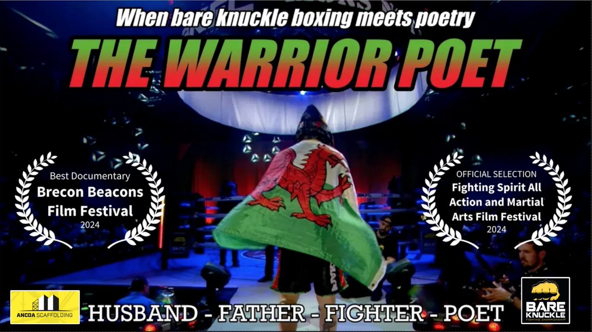 THE WARRIOR POET, the 30 minute version of my award winning documentary about bare knuckle fighter &amp; poet <a href="/jameslilley1411/">James Lilley</a> is now online free to view. 
From Swansea, Wales to New Orleans, USA. I follow James as he takes on his toughest fight to date
#BKFC 
youtu.be/-JgqvKbjH4s?si…