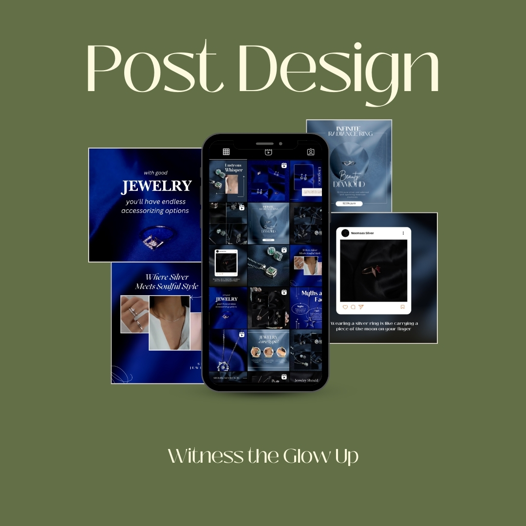 Rankvertise_'s tweet image. Spilling the tea on our latest design drop for Neemas Silver We understood the assignment and made their aesthetic pop off fr fr. Swipe to see how we turned their silver game into absolute fire 🔥
..
#contentcreation #contentcreationweek #postdesigningideas #rankvertise