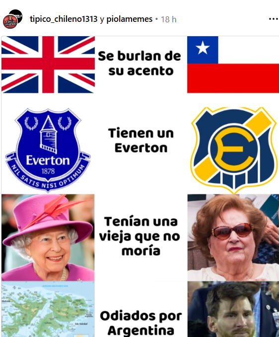piopiochile's tweet photo. Somos los ingleses de Latinoamérica, definitivamente (?) https://t.co/ALh4vo95fW