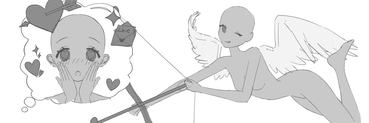 Maybe a Valentine’s YCH banner idea
☝🏻🤓
#YCH