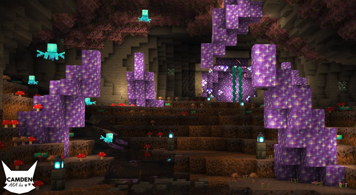 Camden_Aka_Ice's tweet photo. ✨THE ALLAY CAVE✨

#minecraft #minecraftbuild #minecraftart #minecraftshowcase https://t.co/nDvGkNY6I3