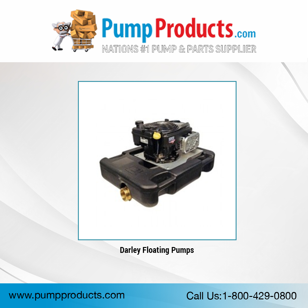Featuring a buoyant, floatable base, the Darley Floating Pumps at zurl.co/aU1b3 can be easily deployed in ponds, streams, or wells for quick and efficient water removal. Order these compact pumps at zurl.co/FpuzW.

#pumpproducts #darley #floatingpumps