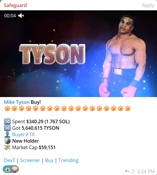 $TYSON on Solana 💥🥊 tweet media