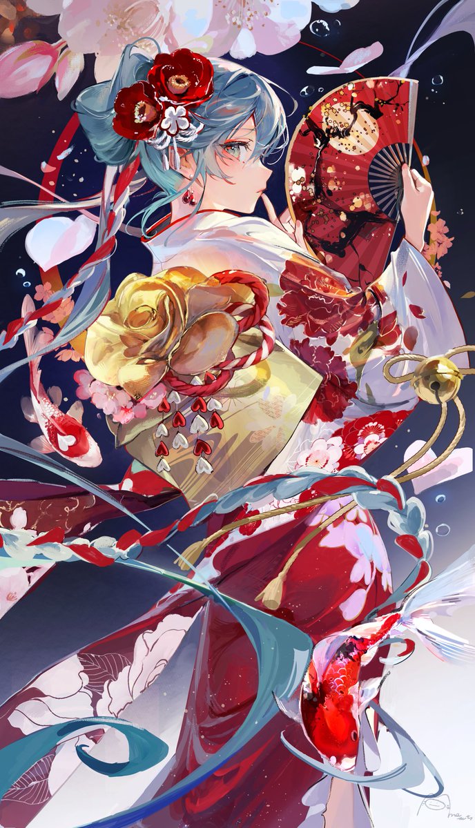 #初音ミク
茜色