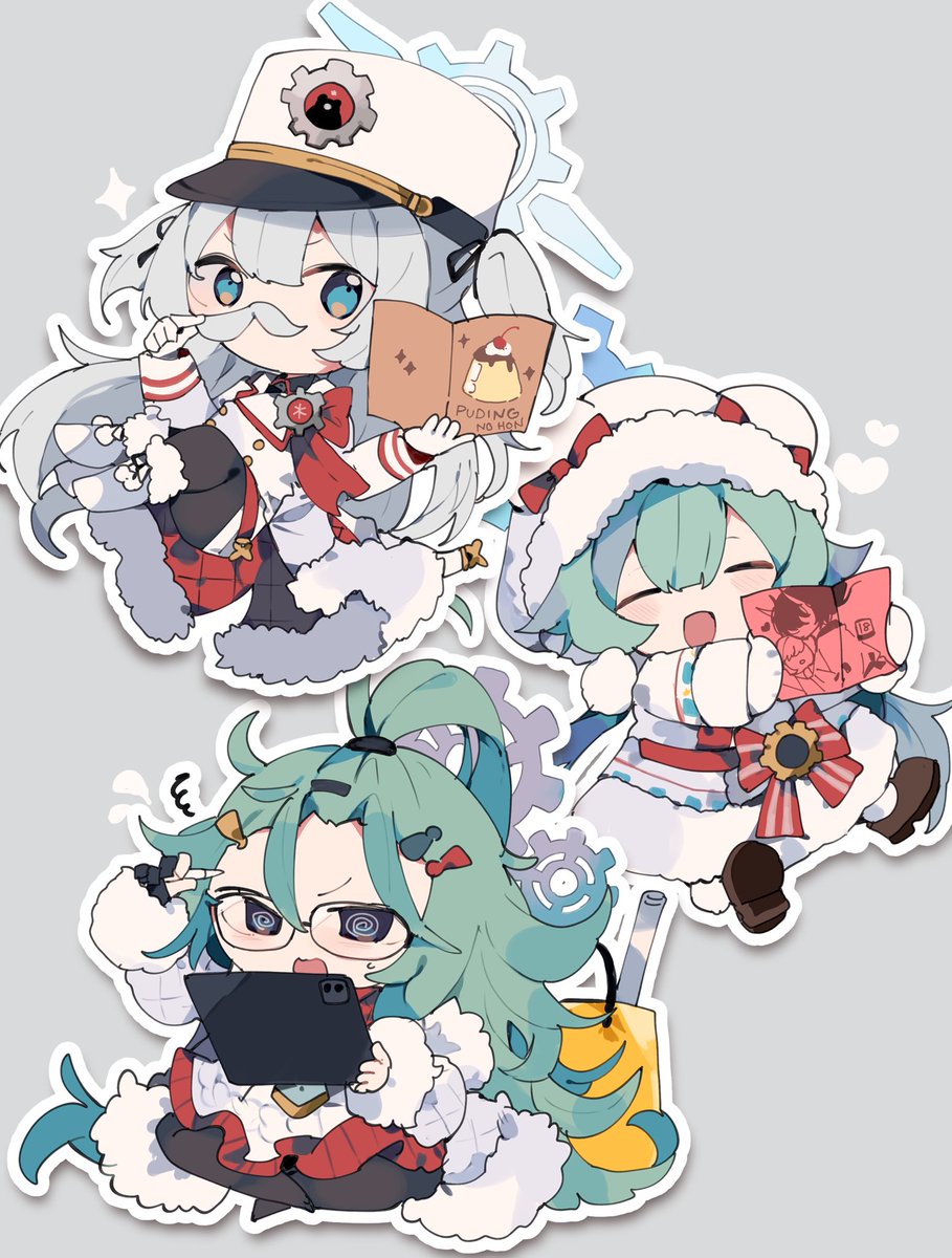 #今月描いた絵を晒そう
ブルアカ 