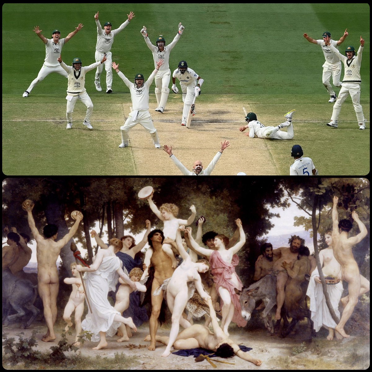 ArtButSports's tweet image. The Youth of Bacchus, by William-Adolphe Bouguereau, 1884, 📸 by @QuinnRooney13