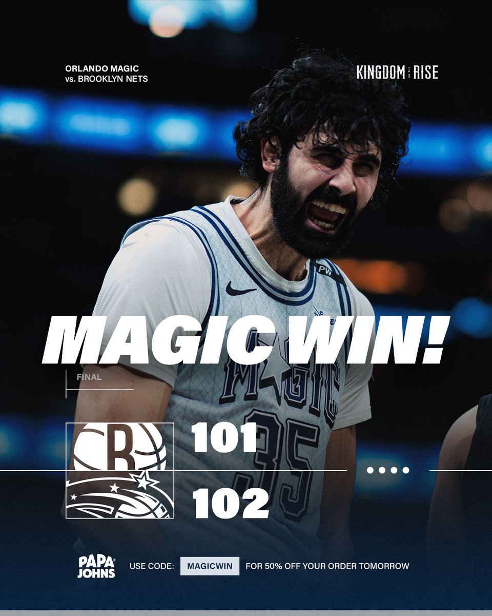 Vaya partidazo se cascó ayer <a href="/Butano21/">Butano21</a>, digo... <a href="/GogaBiitadze/">Goga Bitadze</a> en la victoria con remontadón frente a Nets.

Feliz año Carlos en particular y en general a todos. Abandona la cornamenta de Chicago y únete a la magia de Orlando