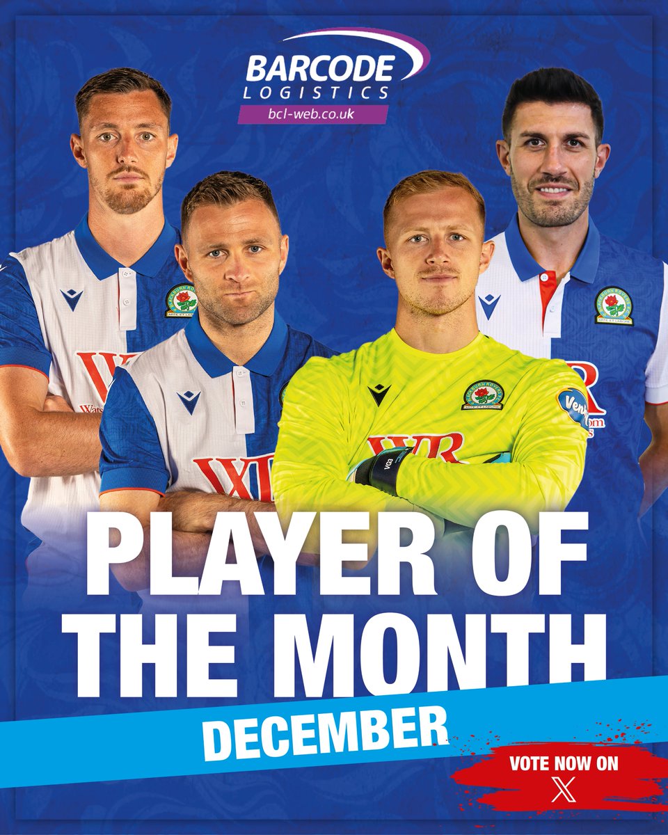 🗳️ Choose your December Player of the Month!

Vote in the poll below ⬇️

<a href="/BCLWEB/">Barcode Logistics Group Ltd</a> | #Rovers 🔵⚪️