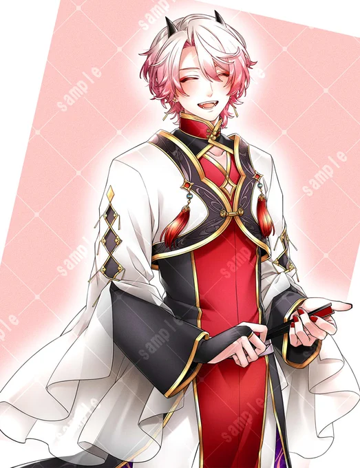 灯朱しゅんぺい様()のデザイン、歌ってみたイラストを担当させていただきました!! お披露目配信お疲れ様でした!これからの活動楽しみにしております 