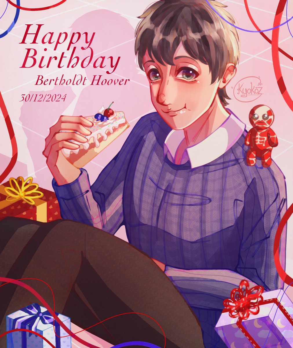 Happy Birthday Bertholdt!! 🎂🎉

Love you love you so so much 
And I will keep loving you foreverrrrr😚💗

#aot #AttackOnTitan #snk #ShingekiNoKyojin #bertholdthoover #bertholdt #fanart