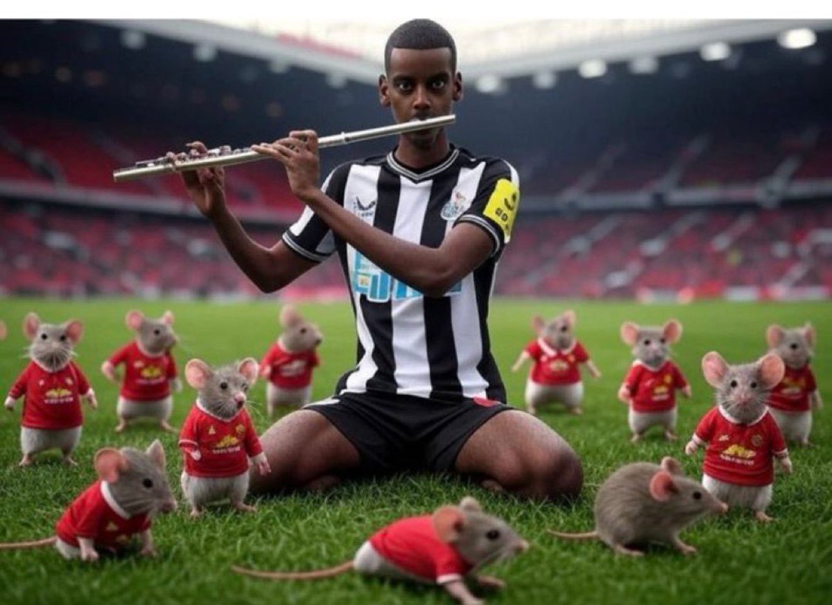 Who did this???? 🤣🤣 brilliant #MUFC V #NUFC