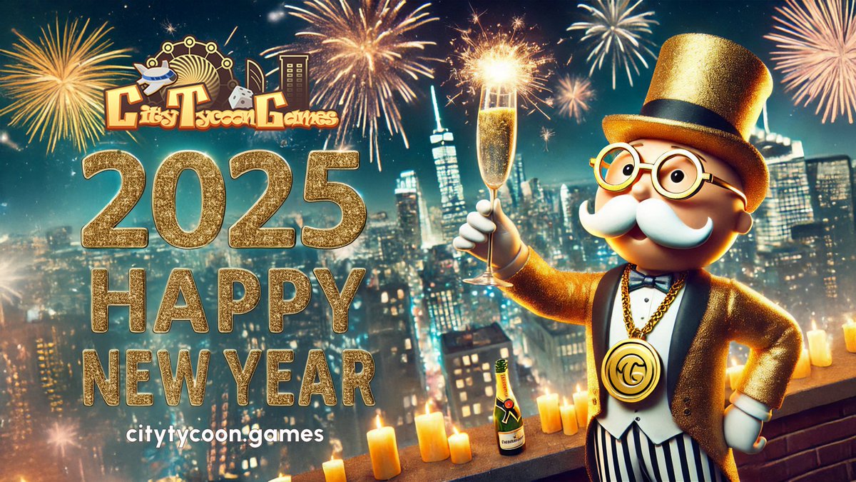 BQWL88's tweet photo. 🎉🚀 #HappyNewYear, new rewards! Get ready to dominate #CityTycoonGames and earn tokens through gameplay, events, and trades!
🏙 Let’s make 2025 your most prosperous year yet! 💎 https://t.co/Nr8lKA5JSW