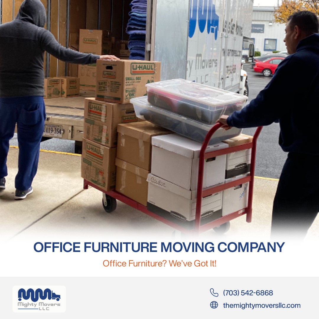 MightyMoversDMV's tweet photo. Relocating office furniture? The Mighty Movers specialize in safely moving all your workspace essentials. 

Reach out: https://t.co/fvIYX9Ep0y 
.
 #OfficeFurnitureMove #BusinessMove #TheMightyMovers #OfficeRelocation #WorkspaceUpgrade #OfficeSetup #DMVMoves #TrustedMovers https://t.co/WJCF02ogkq