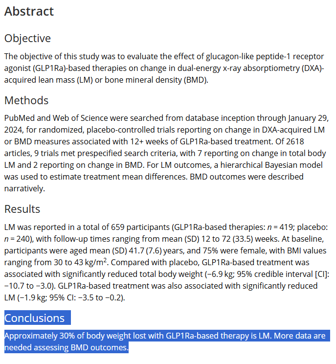 GLP1Ra-based therapies and DXA-acquired musculoskeletal health outcomes: a focused meta-analysis of placebo-controlled trials