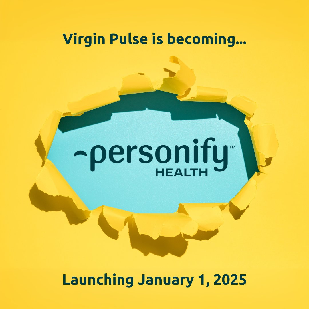 Welcome to Personify Health, formerly Virgin Pulse! We hope you love the new look. We sure do.

Sign in today &amp; keep working on your well-being goals with the same programs, activities &amp; features you already know and love! ow.ly/pjoE50UtNTf
