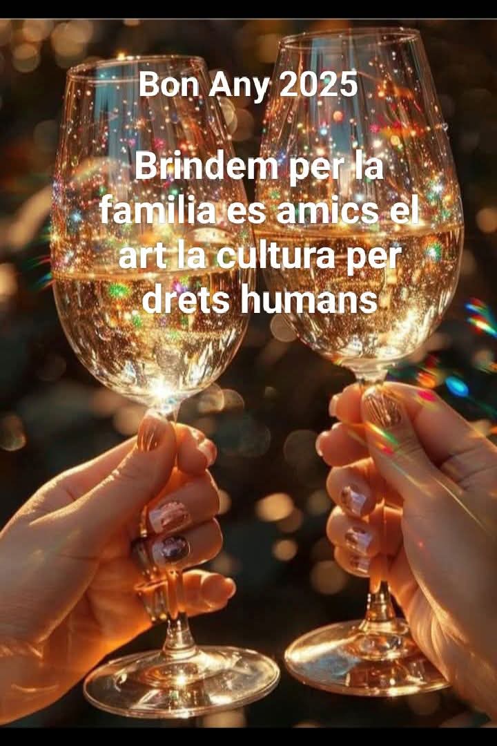 AMICS OS DESITJO UNA BONA SORTIDA I UNA MILLOR ENTRADA D'ANY🍾🥂🥂🎉🌹❤️