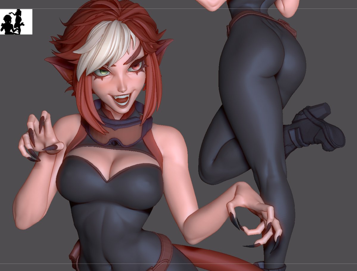Guess this one😘 #zbrush #stylized #3DCG