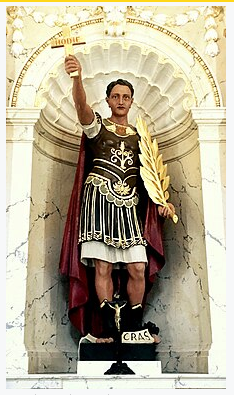 sdmtwilightrose's tweet photo. Thank you, St. Expedite! One phone call undid a hang up that had been stalled for two months, just in time for the new year! Blessing you as you have blessed so many others. Hodie! Hodie! Hodie!

St. Expeditus, Holy Saviour Church in Warsaw by Piotr Rymuza on Wikipedia https://t.co/kHSXkacP7h