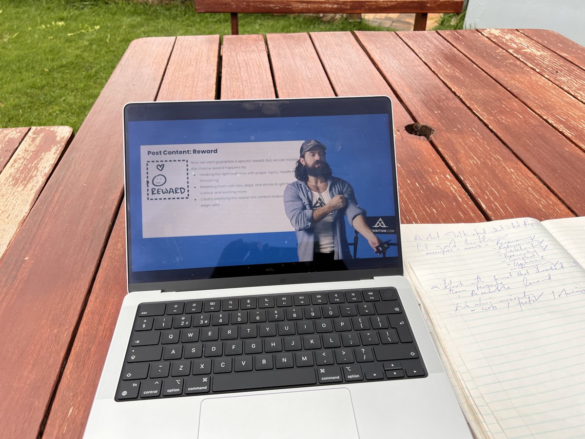 Today was a good day. touch grass