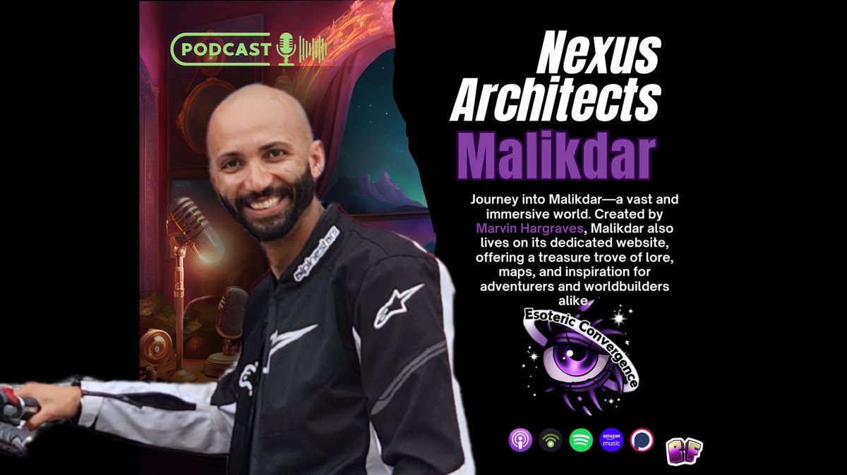Dive into the incredible world of Malikdar as Marvin Hargraves unravels its mysteries in an exclusive interview on the Esoteric Convergence Podcast.
Explore the stories, societies, and landscapes of this meticulously crafted fantasy realm
Link in bio
#FantasyWorldbuilding #TTRPG