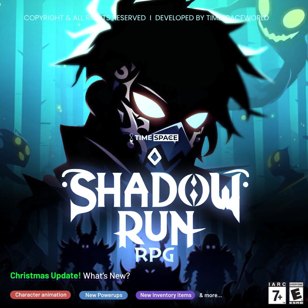 TimeSpaceworld's tweet image. 🎄 Christmas &amp;amp; Year Update for Shadow Run - RPG is here! 🚀

New Crystal Pouch Bag collectible 🛍️
Invincibility Shield for ultimate protection 💥
Smoother character animations ✨
Christmas-themed UI 🎅

#GalacticSpaceShooter #mobilegames  #GameUpdate #SpaceShooter #TimeSpaceGames