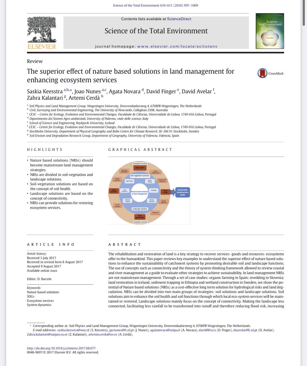 Nature-based solutions…… a relevant paper to guide your research

sciencedirect.com/science/articl…
