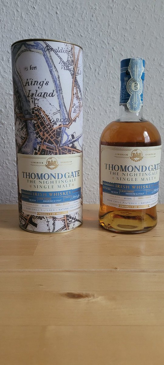 Last bottle for 2024 😁 I'm happy it made its way to me just in time <a href="/ThomondGW/">Thomond Gate Limerick Whiskey</a> 🥃🎊