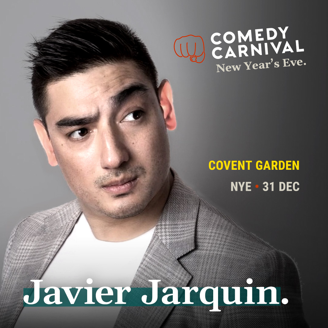 Comedy Carnival (@comedycarnival) on Twitter photo International stand up comedy this New Year's Eve, featuring Latin American Chinese Kiwi <a href="/ThisJavier/">Javier Jarquin</a>, Roast Battle star <a href="/BobbyMair/">Bobby Mair</a>, Edinburgh Comedy Award nominee <a href="/imranyusuf/">Imran Yusuf</a> and <a href="/marybourkecomic/">Mary BOOM BOOM Bourke</a> as MC.
Tickets: comedycarnival.co.uk/covent-garden/
Doors 7pm - 8pm. Show 8pm-10pm. International stand up comedy this New Year's Eve, featuring Latin American Chinese Kiwi <a href="/ThisJavier/">Javier Jarquin</a>, Roast Battle star <a href="/BobbyMair/">Bobby Mair</a>, Edinburgh Comedy Award nominee <a href="/imranyusuf/">Imran Yusuf</a> and <a href="/marybourkecomic/">Mary BOOM BOOM Bourke</a> as MC.
Tickets: comedycarnival.co.uk/covent-garden/
Doors 7pm - 8pm. Show 8pm-10pm.