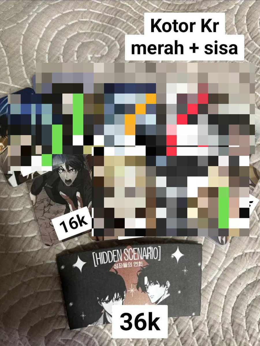 [Want to split orv]

Yoo Joonghyuk PC 16 k
Joongdok Cupholder 36 k

🏷
- Kotor Kr 
- Exc. Ems tax + onglok
- Ada GO

Rt are appreciated 🫶🏻
#warungorv #warungmanhwa #warungkr