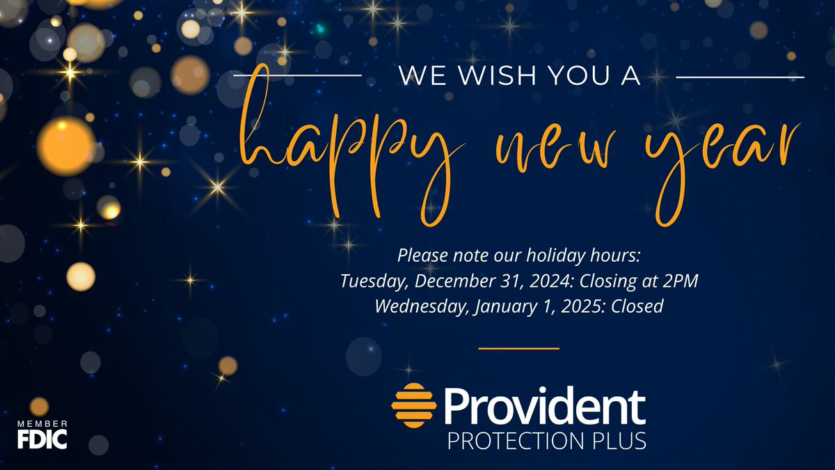 Provproplus's tweet image. Please note our holiday hours.