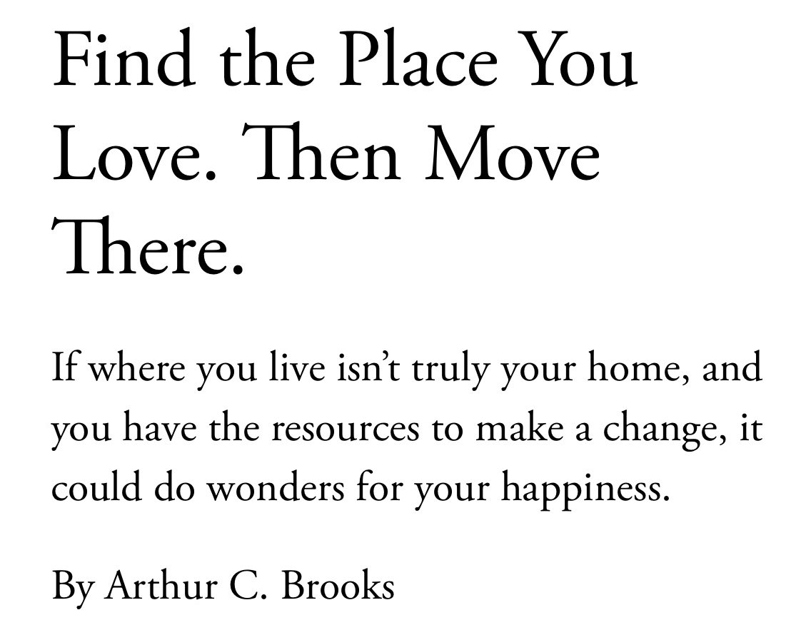texasrunnerDFW's tweet image. Many people never move far away from their hometowns

But we have more power to shape the outcomes of our lives than we realize 

Having grown up in a cold climate and later moving to sunny North Texas, I can emphatically say, 

WHERE YOU LIVE MATTERS.  

A lot.