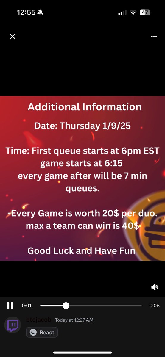 Make sure you go to my instagram if you want to be paid out see everyone next Thursday