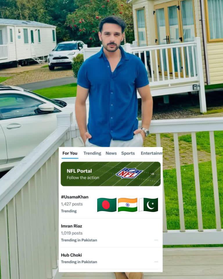 IsrarFarah2's tweet photo. He is on top trending MashAllah
#UsamaKhan @Usamakh110 https://t.co/3RBph6hpgW