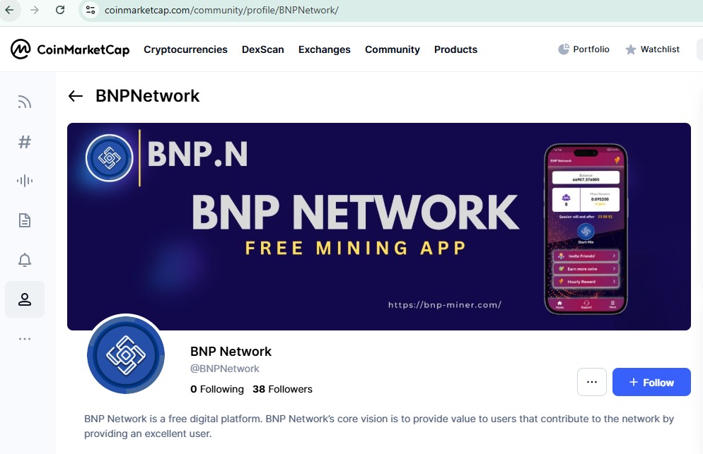BnpNetwork's tweet photo. 🚀 Exciting News! Only 1 day left until BNP is officially listed on the exchange! 🎉

Join the journey and stay updated by following us on CoinMarketCap Community:
👉 https://t.co/WL2DBYr62m

🔔 Don't miss out! #BNPListing #CryptoNews #BNPNetwork https://t.co/RH6nG8YZon