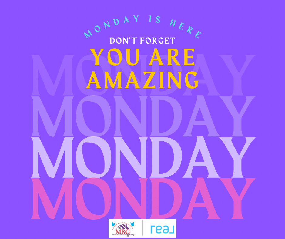 MenserRealtor's tweet photo. 🦋✨Happy Monday✨🦋

We all are amazing🫶🏾
-in one way or another-🌟
🪩Dont let anyone else dim your light🪩

🥂Here is to the last Monday in 2024🥂 https://t.co/kEaar9mcOh