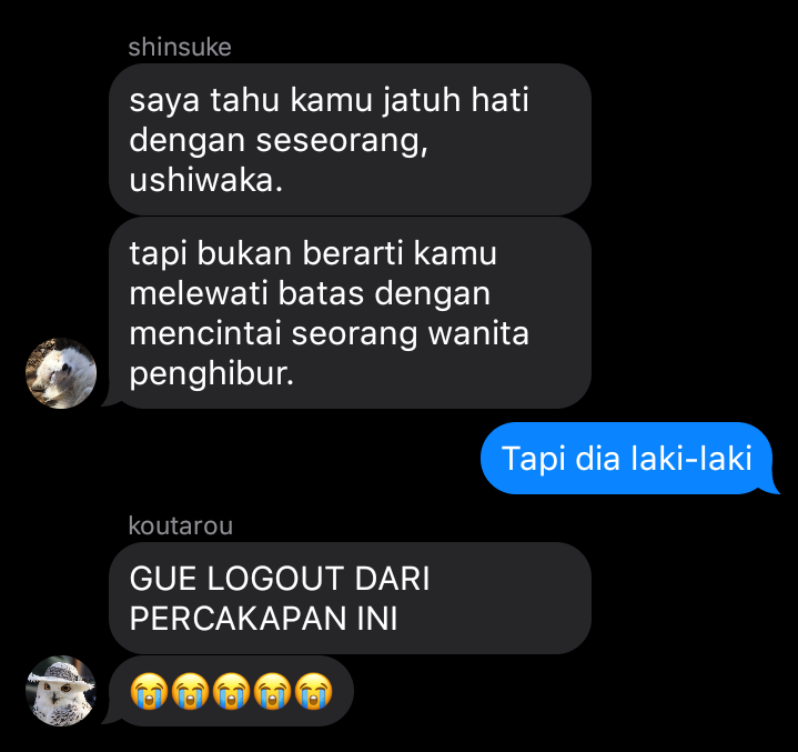 myosmu's tweet photo. prompt #ushisemi nsfw mention. 

beginilah kisah cinta ushiwaka yang salah jatuh cinta sama wanita jadi-jadian; semi eita. https://t.co/H6izfYHRIQ